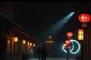 天狼影院首页主推作品雾港来信中夜色灯塔与闪烁信号灯的场景示意