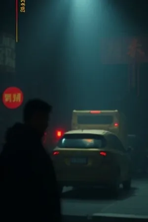 旧唱片与雨剧照 雨夜黑胶唱片店橱窗与唱片机