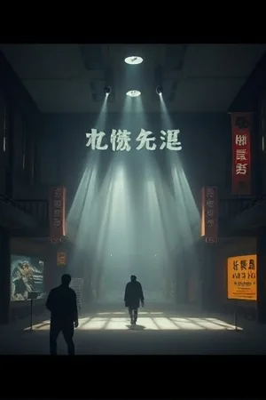 风从海上来剧照 海边木栈道与远处灯塔轮廓